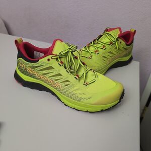 La Sportiva Jackal II Shoes Mens 14.5 Neon Trail Running Shoes